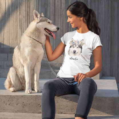 Custom T-shirt - Watercolor Collection | Dog Breed & Name